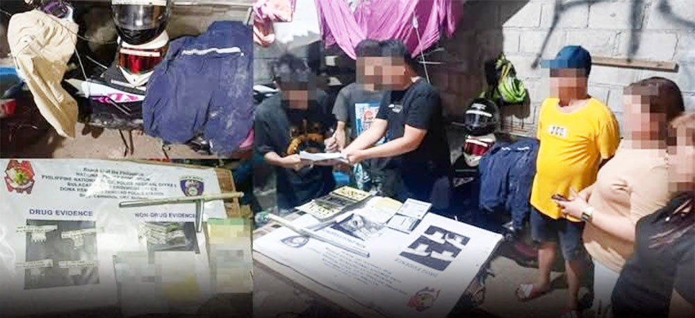 2 ‘tirador ng motorsiklo’ timbog! Droga, baril at granada nasamsam